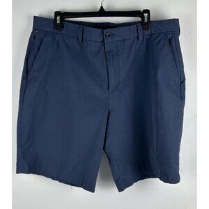 Vineyard Vines On The Go Shorts Mens 36 Blue Flat Front Golf OTG Performance